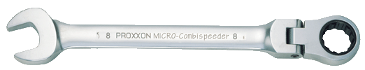 MICRO-Combispeeder: комбинированные ключи с обгонной муфтой и поворотной на ± 90 ° головкой. Удлиненная серия